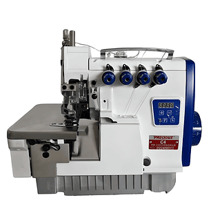 Overlock Precious C4 – Máquina de Coser Industrial 4 Hilos con Motor Directo y Lubricación Automática