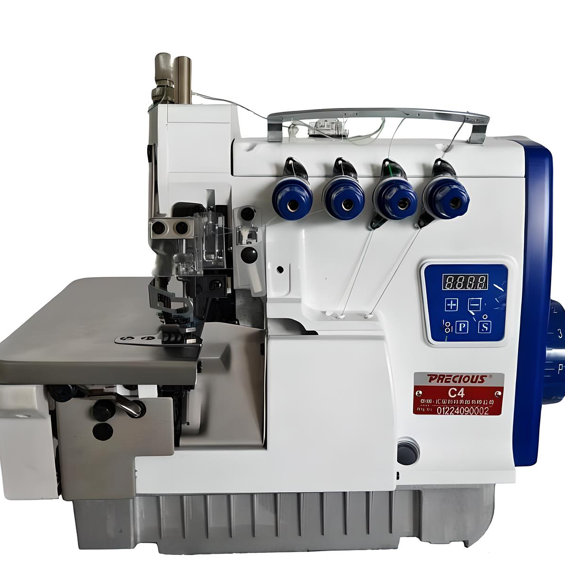 Overlock Precious C4 – Máquina de Coser Industrial 4 Hilos con Motor Directo y Lubricación Automática 1