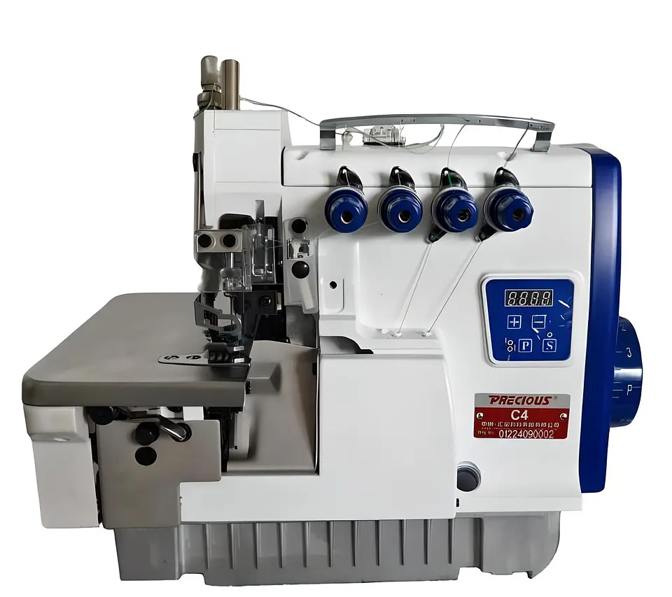 Overlock Precious C4 – Máquina de Coser Industrial 4 Hilos con Motor Directo y Lubricación Automática 2