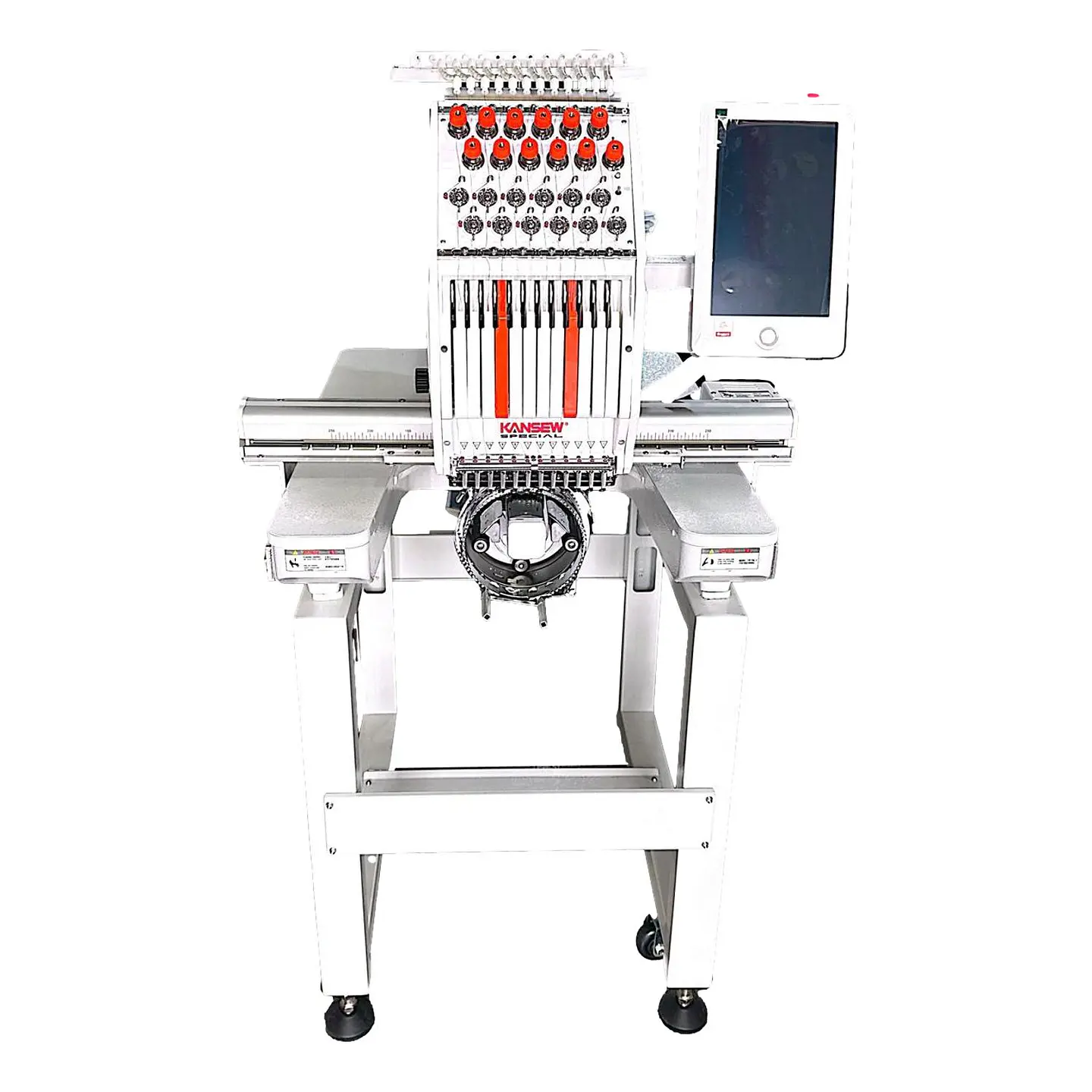Bordadora Industrial KANSEW KS1201C 12 Agujas 1 Cabezal - Bordado Plano Prendas y Gorras 1200 PPM 3