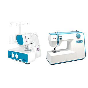 COMBO PROFESIONAL MAQ COSER ALFA 30 + OVERLOCK ME MERRIT