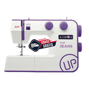 Máquina Alfa Mod Style 40 UP | Ideal para jeans, telas gruesas y proyectos creativos