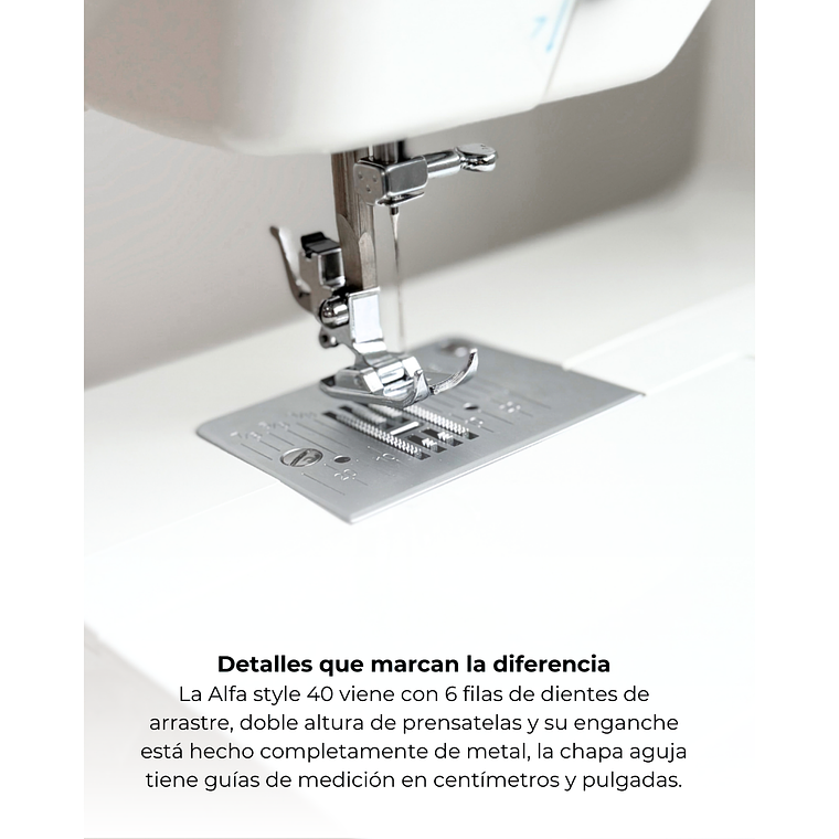 Máquina de Coser Alfa Mod Style 40 – Un Mundo de Proyectos en una Sola Máquina 7