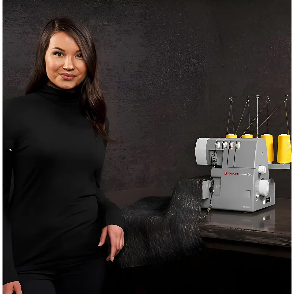 Máquina Overlock Singer HD0405S Heavy Duty – Potencia y durabilidad profesional 6
