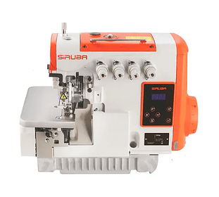 Overlock Siruba Mod. 557QE-516M3-35 – Máquina de Coser Industrial de 5 Hilos con Servo Motor Integrado