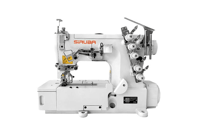 TAPACOSTURA SIRUBA Mod. F006KD-W122-364/FHA – Máquina Industrial de Recubrir con Motor Directo (Direct Drive)