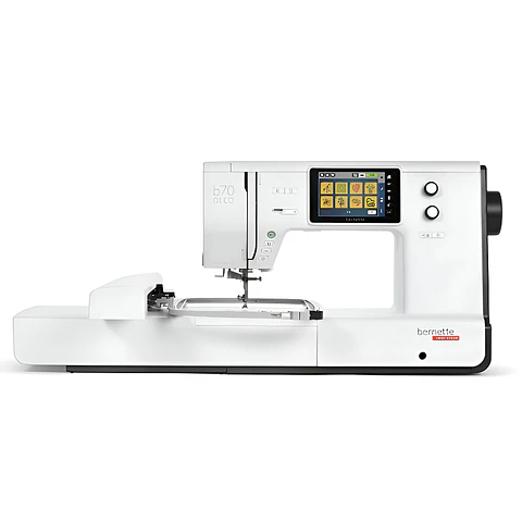 Bordadora Bernette B70 DECO –  208 Diseños + Pantalla Táctil 5” + Área 260×160 mm