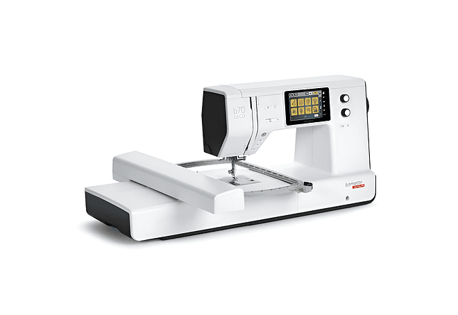 Bordadora Bernette B70 DECO –  208 Diseños + Pantalla Táctil 5” + Área 260×160 mm