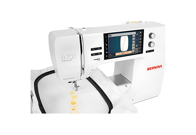 Bordadora Bernina 700 – Profesional 400×210 mm | 320 Diseños, Pantalla Táctil 18 cm, Enhebrado Automático y Control de Tensión Exclusivo