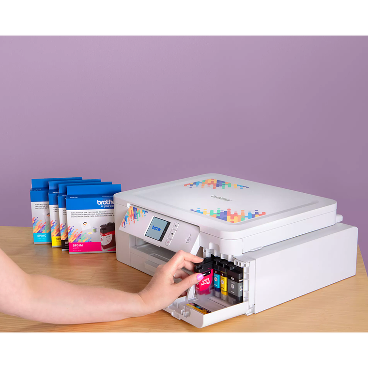 Impresora de Sublimación Brother SP-1 – A4 Profesional | 1200×1200 dpi, WiFi, Tanques de Alto Rendimiento 4