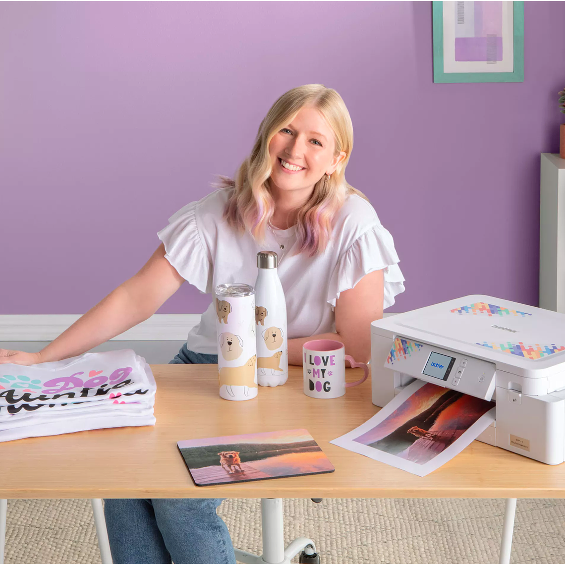 Impresora de Sublimación Brother SP-1 – A4 Profesional | 1200×1200 dpi, WiFi, Tanques de Alto Rendimiento 6