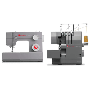 COMBO HEAVY DUTY SINGER MAQUINA COSER 4423 + OVERLOCK MOD HDO405S