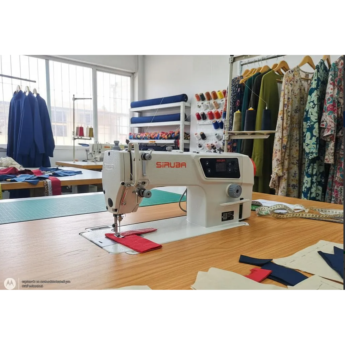 Máquina de Coser Industrial Siruba DL7600 Automática Direct Drive con Corta Hilos 2