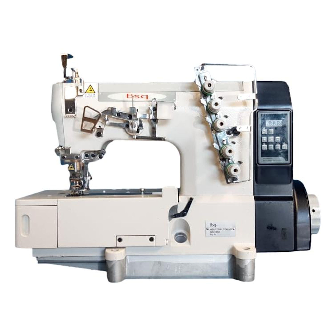 Tapacostura Industrial BSQ 500-YD-01CB con Motor Directo – 3 Agujas 5 Hilos 1