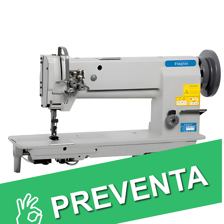 Recta Industrial de Brazo Largo Bsq-20606-1-L18HA – Triple Arrastre, 1 Aguja para Cuero y Tapicería 1