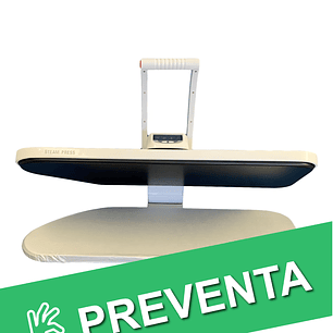 Plancha de Prensa Steam Press: Eficiencia y control en un equipo de planchado profesional