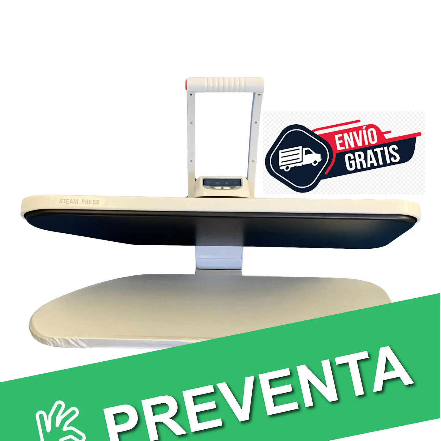 Plancha de Prensa Steam Press: Eficiencia y control en un equipo de planchado profesional 1