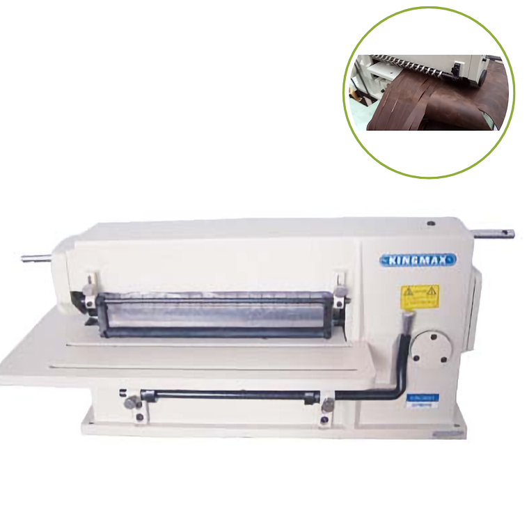 Cortadora de Tiras Cuero KINGMAX GT801S | Máquina Automática Cinturones Correas 305mm | Motor Servo | Cuero  Nailon Tela | Taller Industrial 2