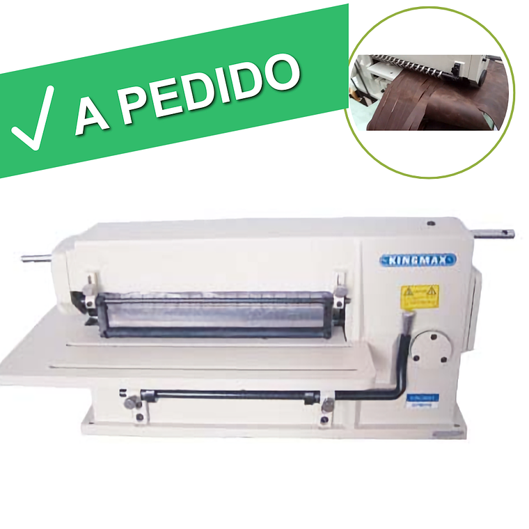 Cortadora de Tiras Cuero KINGMAX GT801S | Máquina Automática Cinturones Correas 305mm | Motor Servo | Cuero  Nailon Tela | Taller Industrial 1