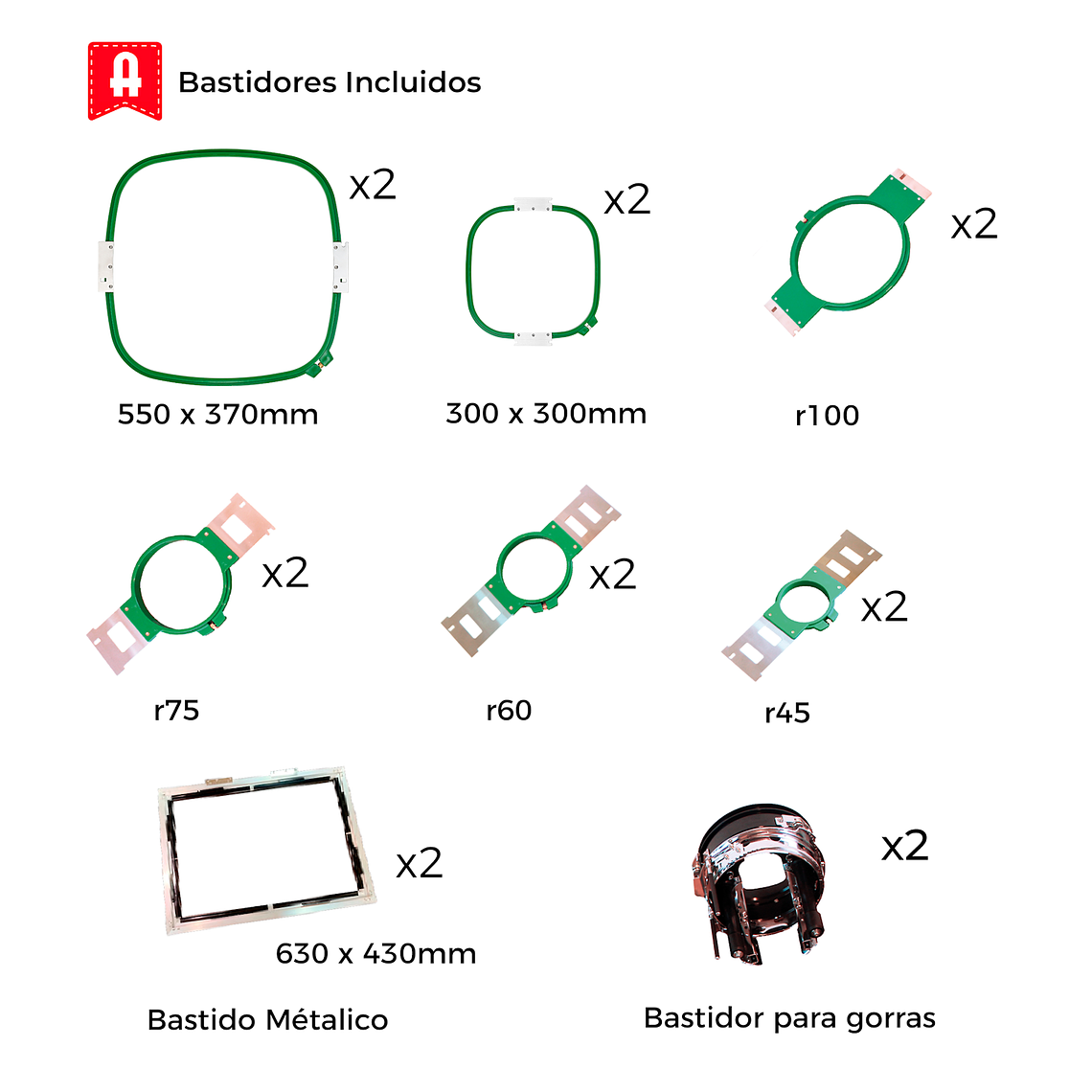 Bordadora Industrial Alfa AX15 15 Agujas - Alfa Española 106 Años - Area bordado 400 x 600 mm 5