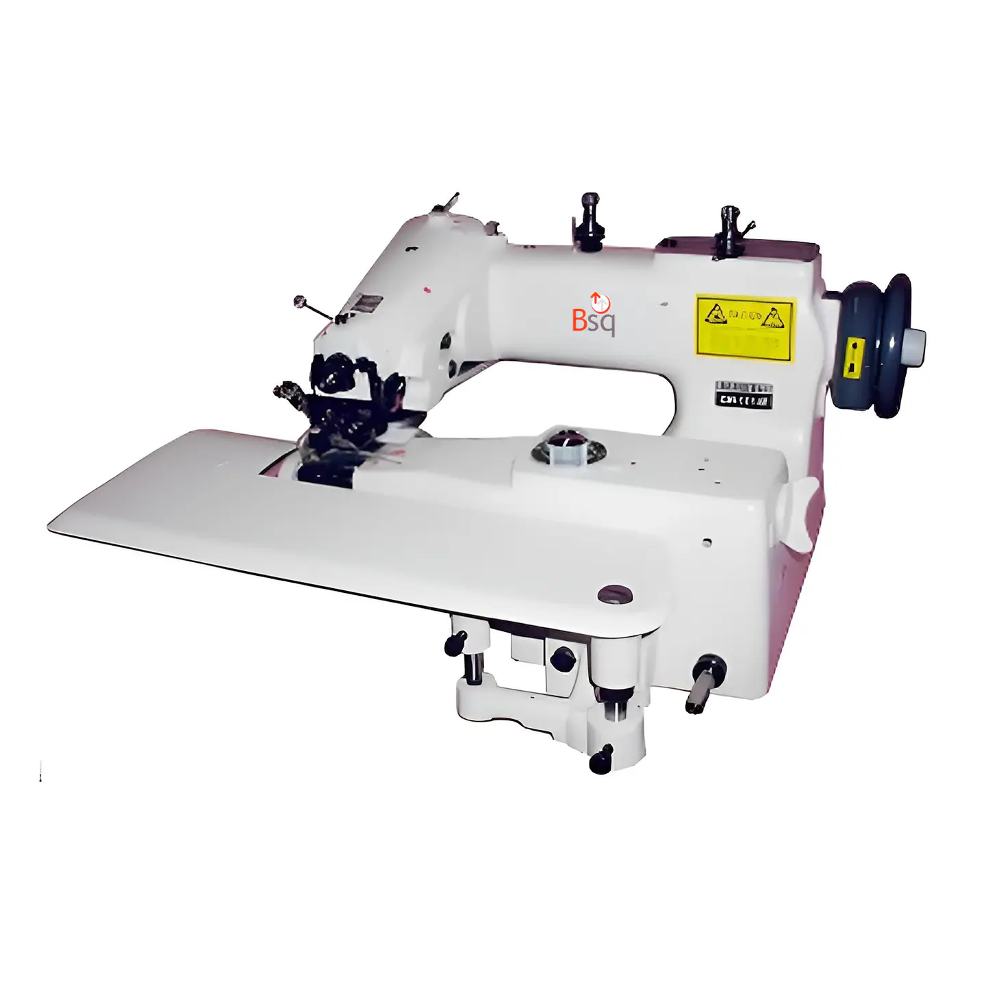 BSQ MOD  CM-101 – Máquina Industrial de Dobladillo Invisible (Basta) | Puntada Cadeneta Un Solo Hilo | Completa con Mesa y Servomotor 1