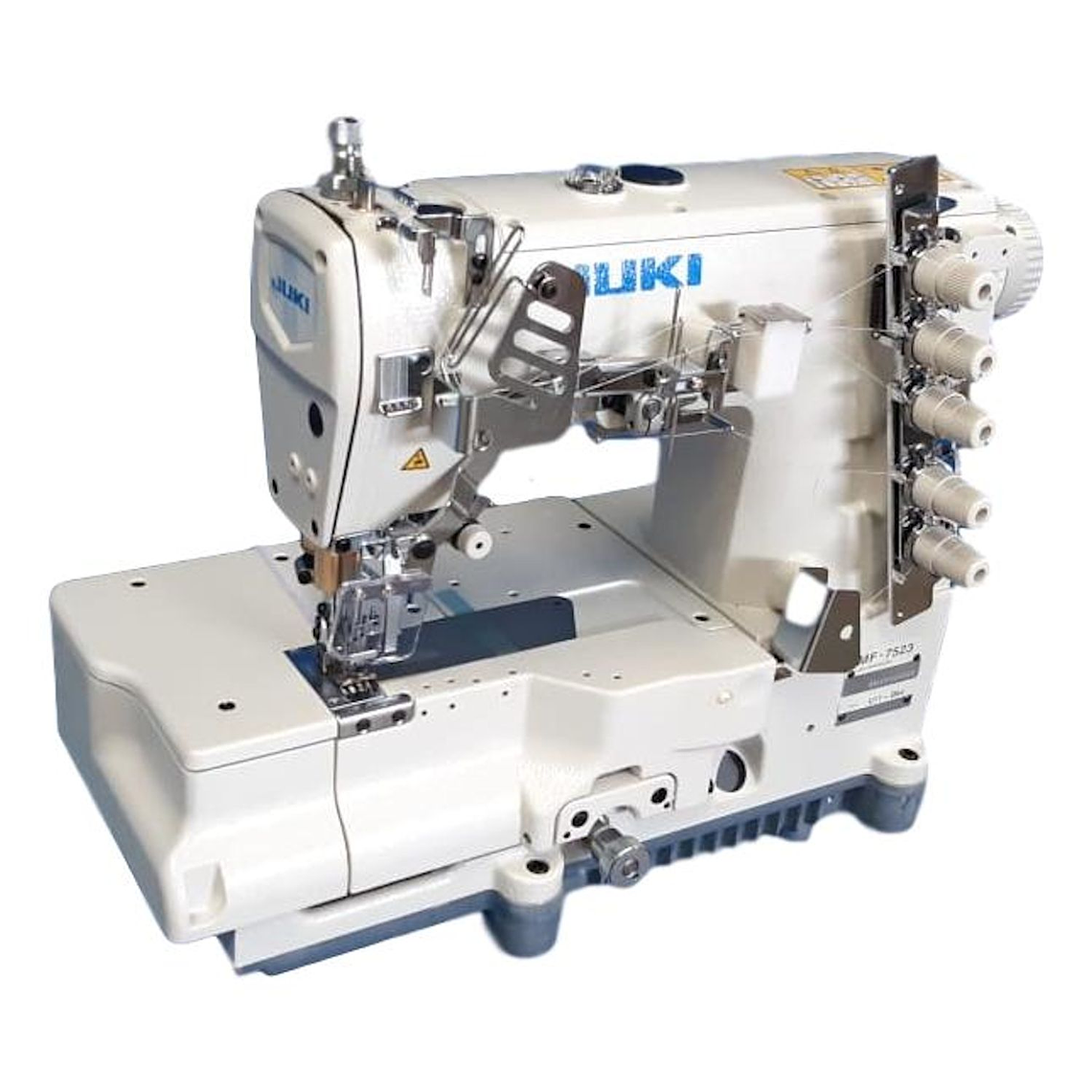 TAPACOSTURA INDUSTRIAL JUKI MF-7523 — 3 AGUJAS ALTA VELOCIDAD PARA CAMISETAS, ROPA DEPORTIVA Y TEJIDO DE PUNTO 2