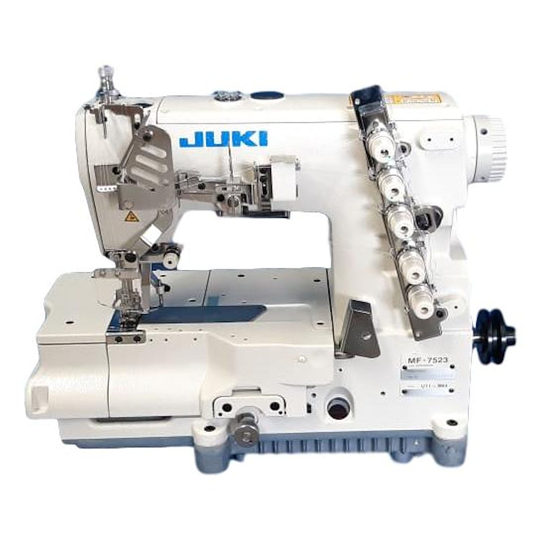 TAPACOSTURA INDUSTRIAL JUKI MF-7523 — 3 AGUJAS ALTA VELOCIDAD PARA CAMISETAS, ROPA DEPORTIVA Y TEJIDO DE PUNTO 3