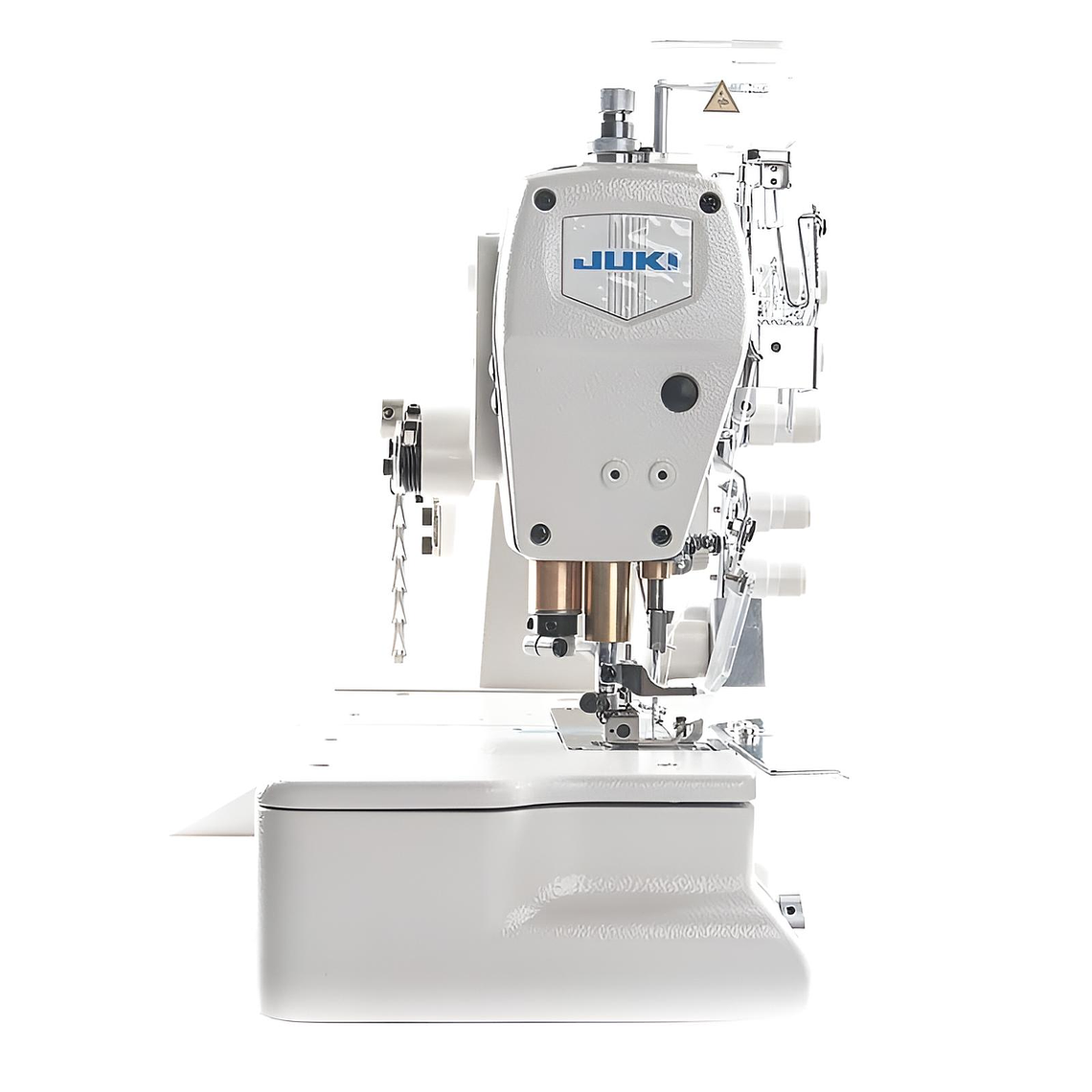 TAPACOSTURA INDUSTRIAL JUKI MF-7523 — 3 AGUJAS ALTA VELOCIDAD PARA CAMISETAS, ROPA DEPORTIVA Y TEJIDO DE PUNTO 4