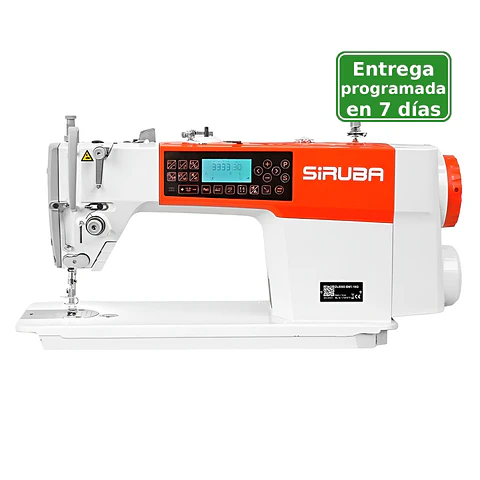 MAQUINA RECTA INDUSTRIAL SIRUBA DL8000 DIRECT DRIVE - AUTOMATICA, SILENCIOSA Y EFICIENTE PARA TALLERES Y FABRICAS - PESADA