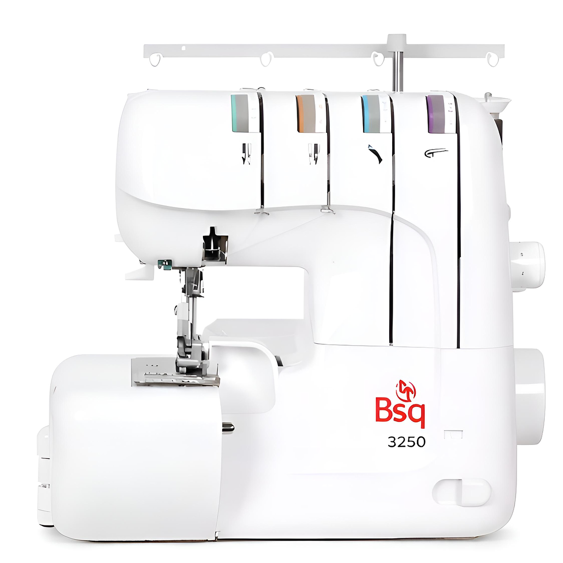 Overlock BSQ 3250 — 12 Puntadas para Todo Tipo de Telas: Lana, Jean, Lycra y más | Liviana y Fácil de Usar 2