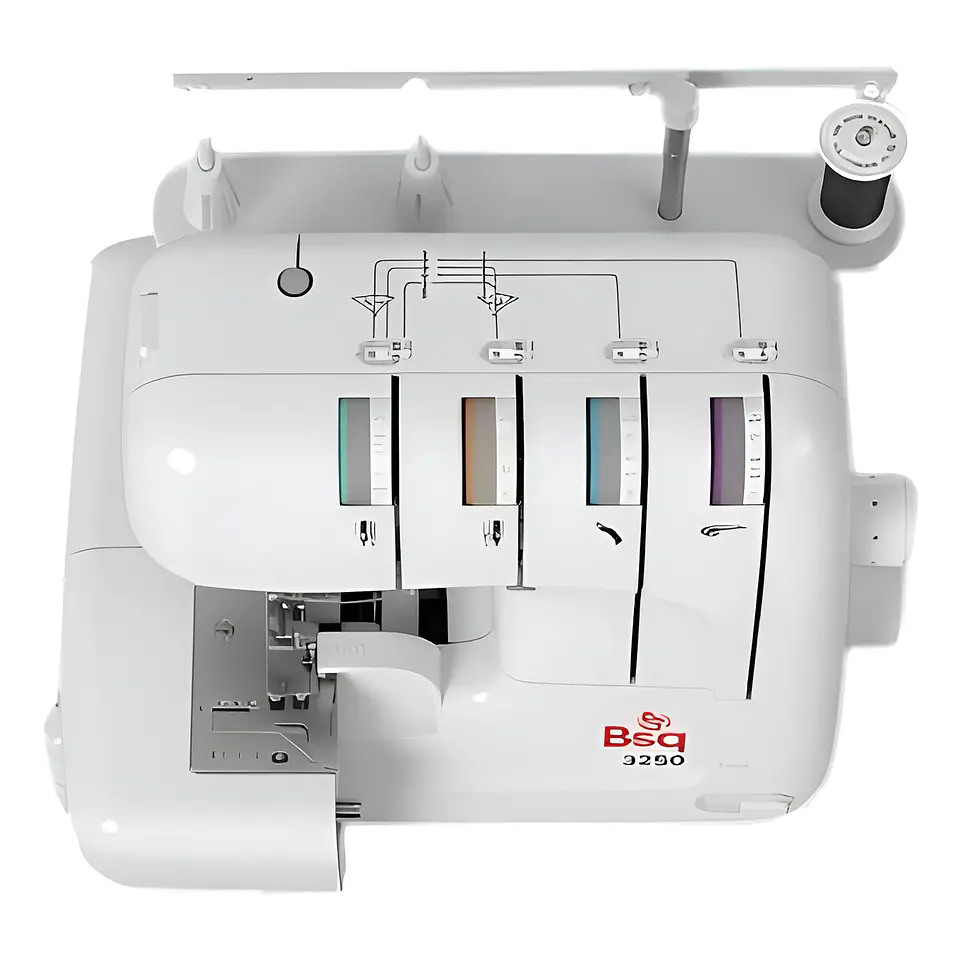 Overlock BSQ 3250 — 12 Puntadas para Todo Tipo de Telas: Lana, Jean, Lycra y más | Liviana y Fácil de Usar 7