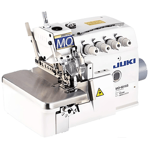 OVERLOCK INDUSTRIAL JUKI MO-6816S-DE630H  / PUNTADA DE SEGURIDAD 5 HILOS CON MOTOR SERVO Y LUBRICACION AUTOMATICAutomática