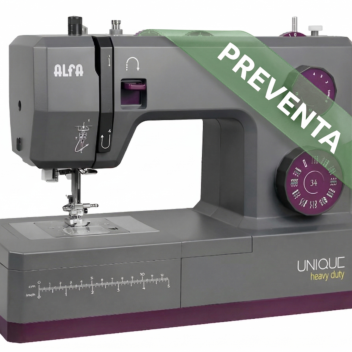 Máquina de Coser Alfa UNIQUE Motor Servo 100W Heavy Duty | Cose Jeans y Telas Gruesas 1