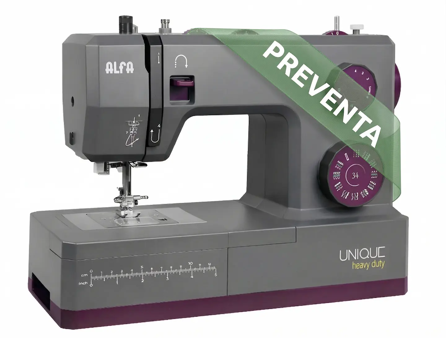 Máquina de Coser Alfa UNIQUE Motor Servo 100W Heavy Duty | Cose Jeans y Telas Gruesas 1