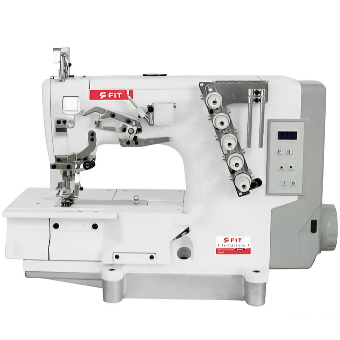 MAQUINA TAPACOSTURA INDUSTRIAL FIT-5700D - DUO: Cama Plana y Pegadora de Cuellos en una - DIRECT DRIVE 2