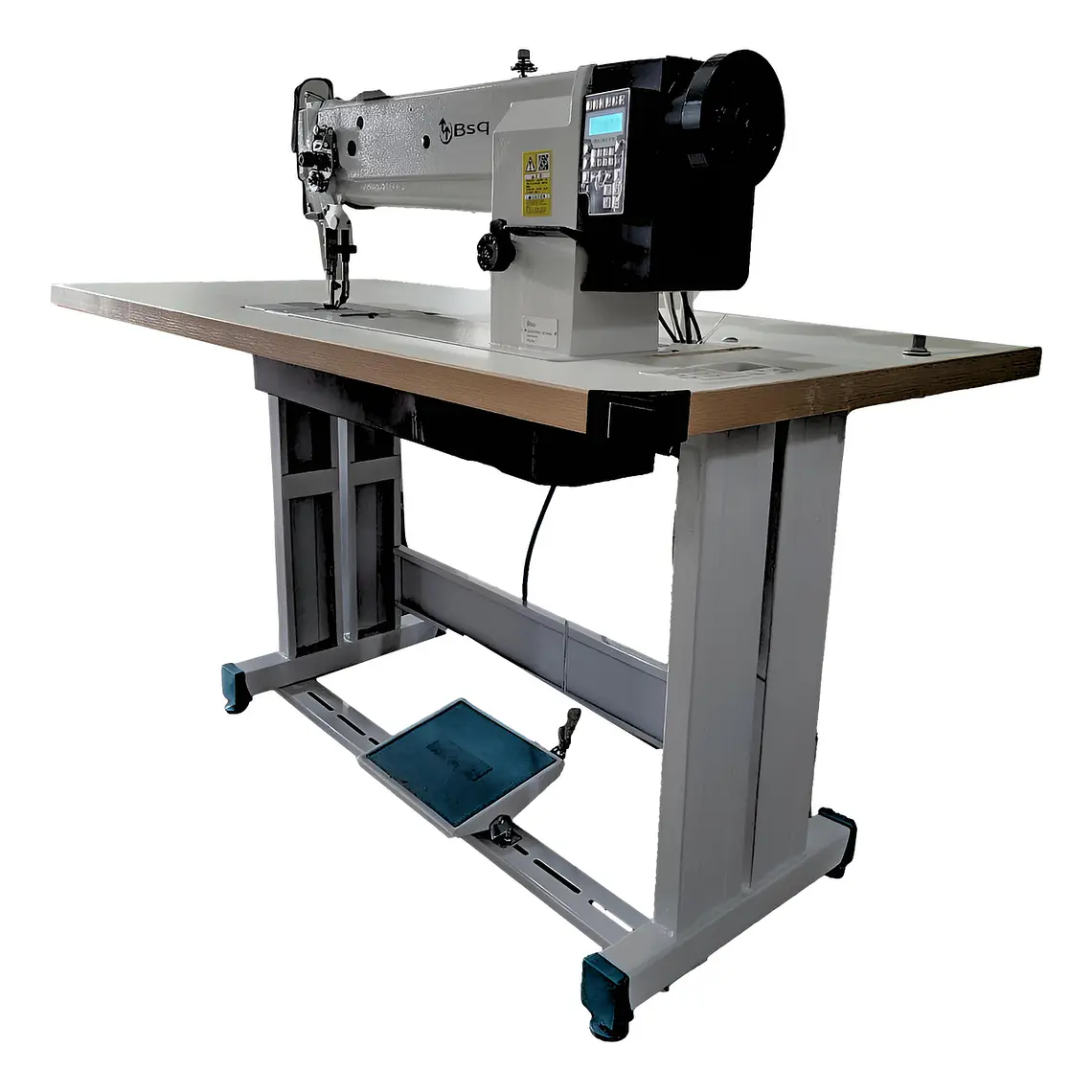 Máquina Recta Industrial AUTOMATICA Brazo Largo BSQ 20606 18