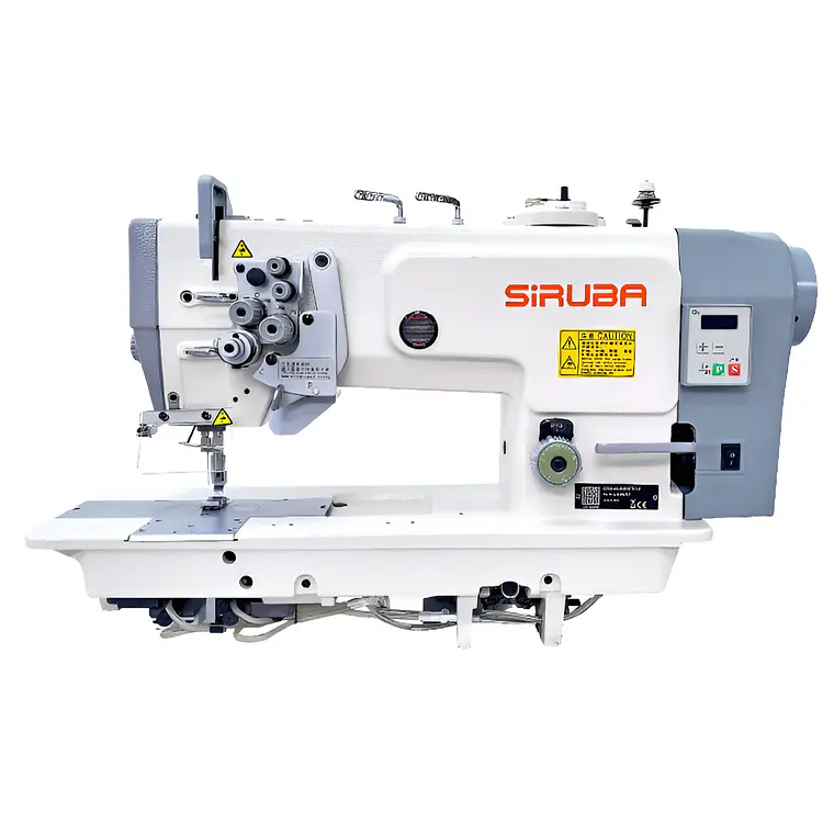 MÁQUINA SIRUBA DOBLE AGUJA DT820-42-064ML | ARRASTRE COMBINADO | DIRECT DRIVE | KIT CADENETA DTU 2