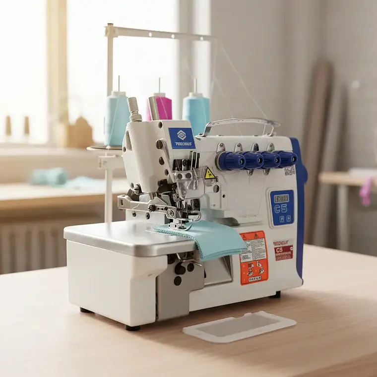 MAQUINA OVERLOCK PRECIOUS MOD C5 - MOTOR DIRECTO 2