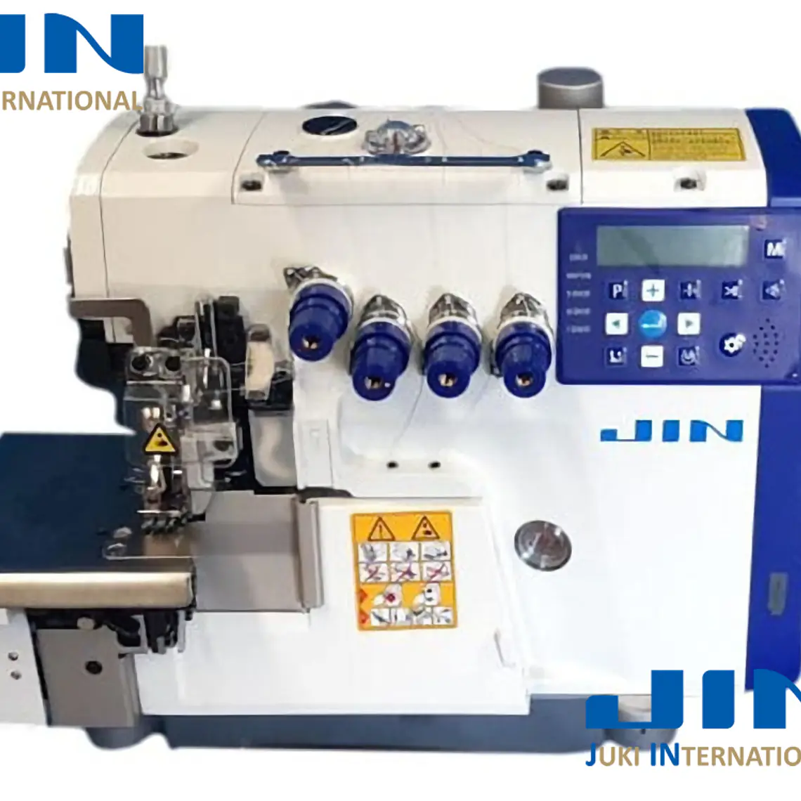 Overlock JIN – Juki International | 5 hilos Automática con Motor Directo 1