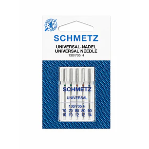 AGUJA SCHMETZ 130/705 H - SURTIDA ( 2#70 - 2#80  - 1#90)