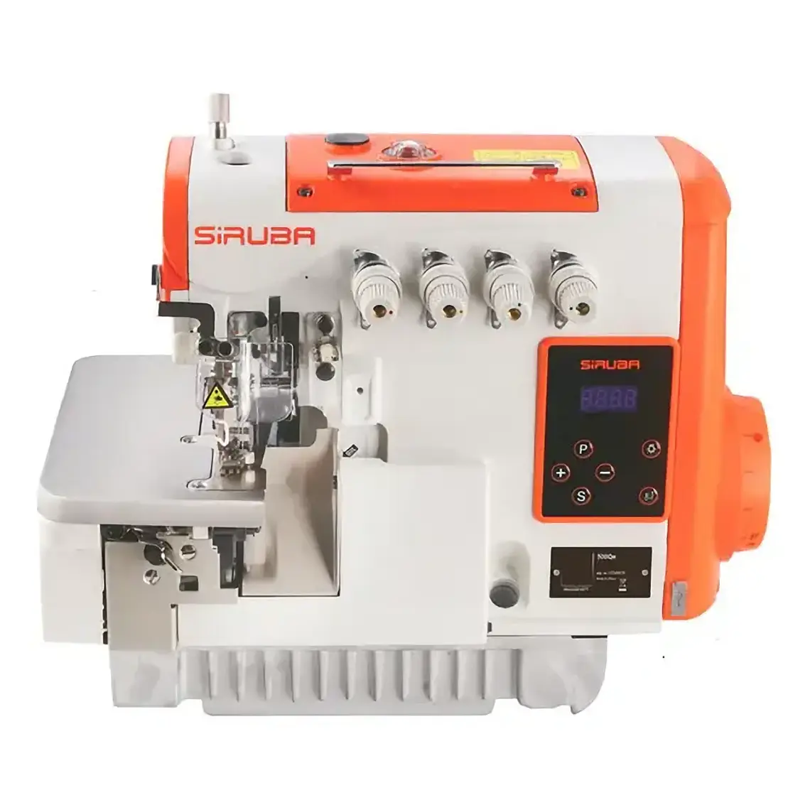 Overlock Siruba Mod. 557QE-516M3-35 – Máquina de Coser Industrial de 5 Hilos con Servo Motor Integrado 1