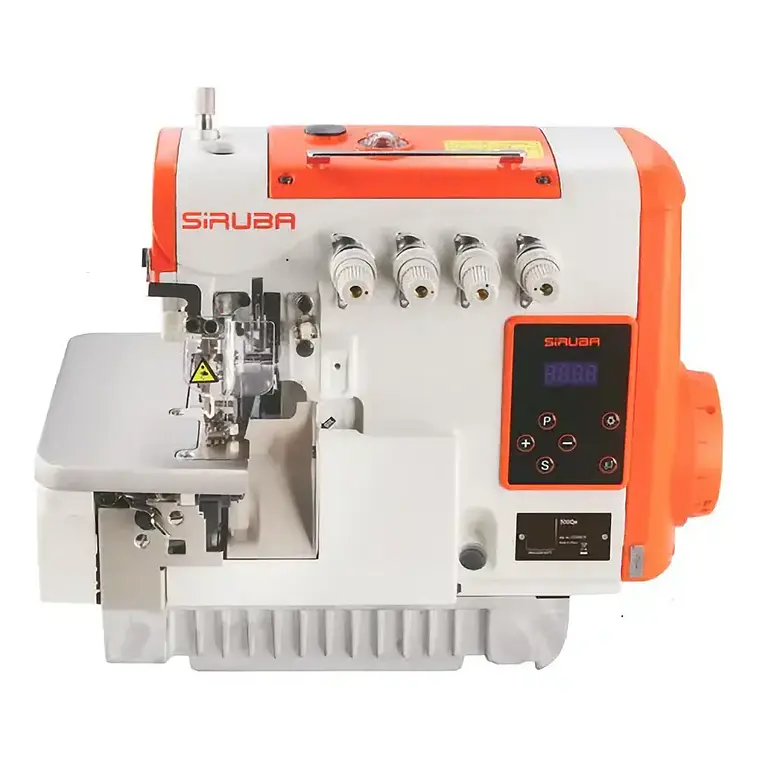 Overlock Siruba Mod. 557QE-516M3-35 – Máquina de Coser Industrial de 5 Hilos con Servo Motor Integrado 1