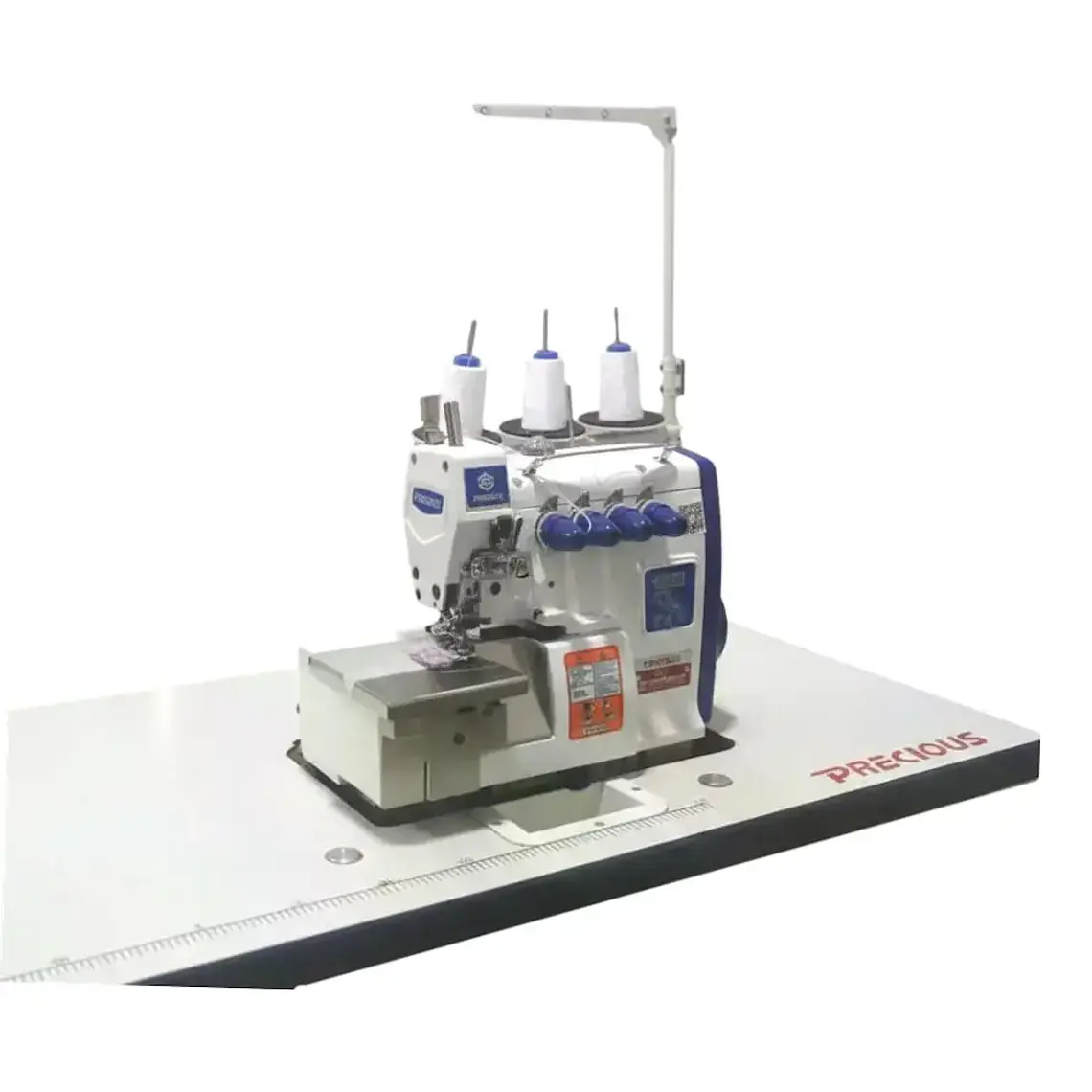 Overlock Precious C4 – Máquina de Coser Industrial 4 Hilos con Motor Directo y Lubricación Automática 1
