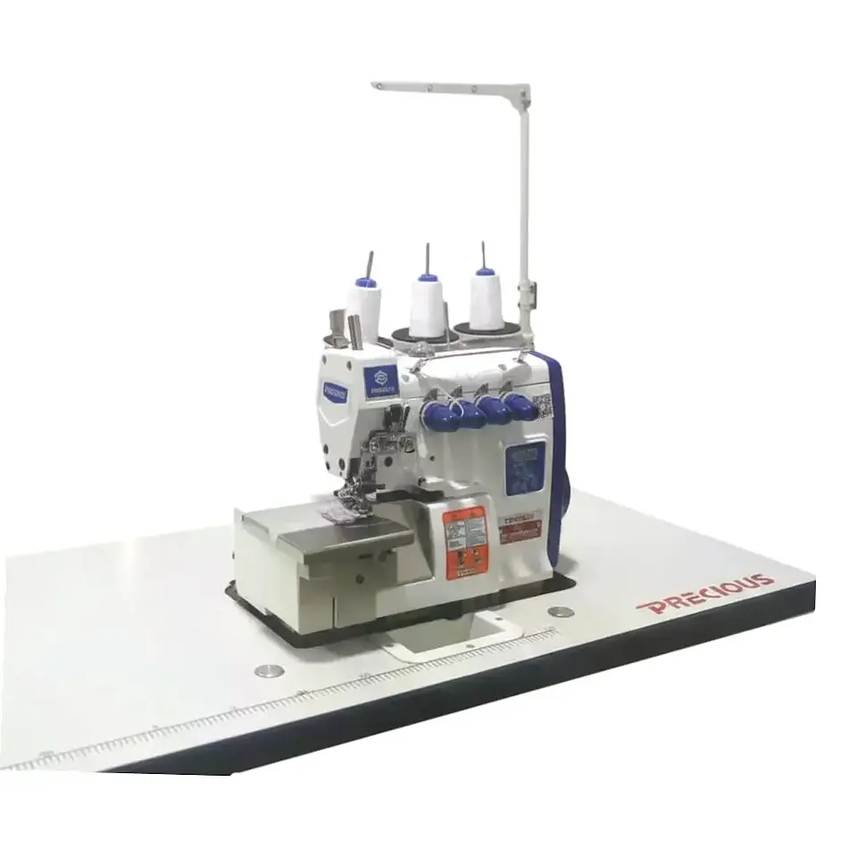 Overlock Precious C4 – Máquina de Coser Industrial 4 Hilos con Motor Directo y Lubricación Automática 1