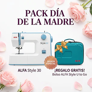 Máquina De Coser Alfa Style 30 Potente Para Jeans con un alfa de regalo