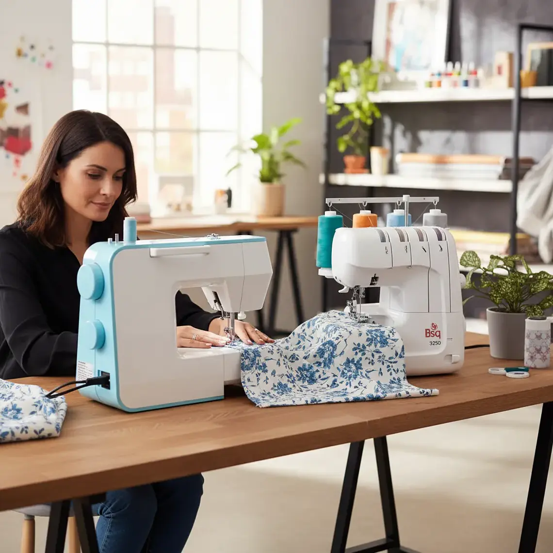 PACK EMPRENDE OVERLOCK 3250 + MAQ COSER STYLE 30 3