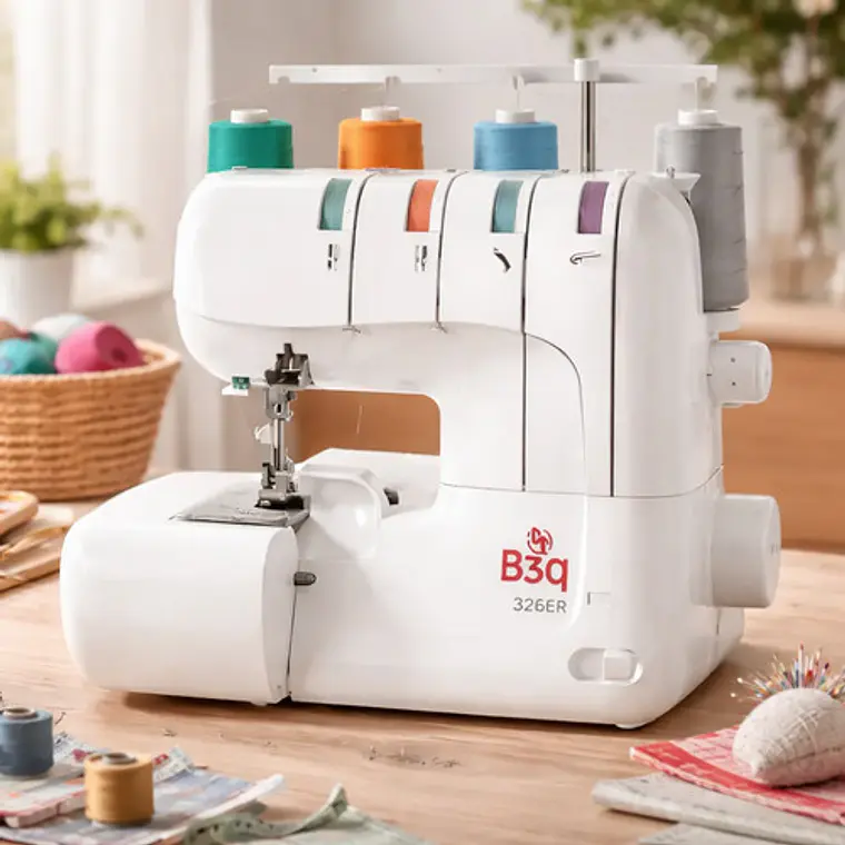Overlock BSQ 3250 — 12 Puntadas para Todo Tipo de Telas: Lana, Jean, Lycra y más | Liviana y Fácil de Usar 2