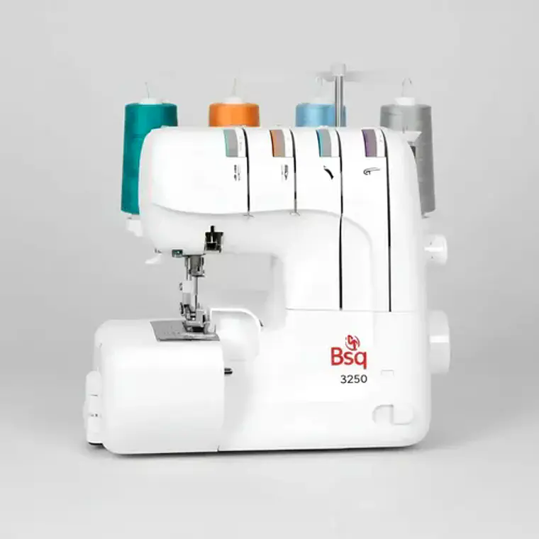 Overlock BSQ 3250 — 12 Puntadas para Todo Tipo de Telas: Lana, Jean, Lycra y más | Liviana y Fácil de Usar 6