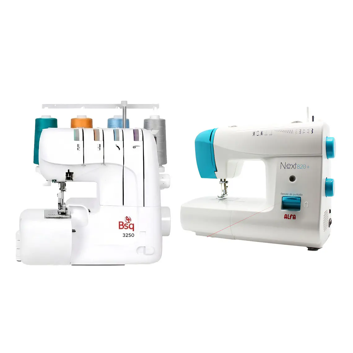 PACK EMPRENDE LITE OVERLOCK 3250 + MAQ COSER NEXT 820 PLUS 2