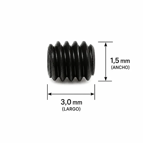 Tornillo Prisionero de Aguja para Overlock Siruba 757